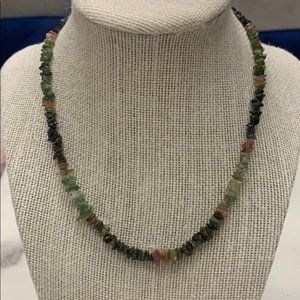 Glass bead necklace